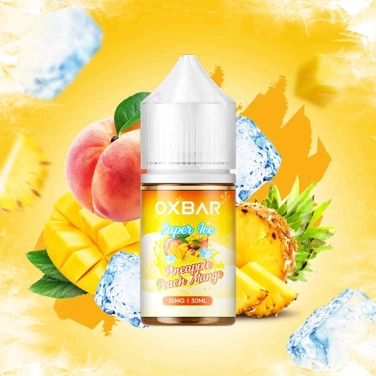 PINEAPPLE PEACH MANGO - OXBAR E-JUICE - 30ML - Image 2