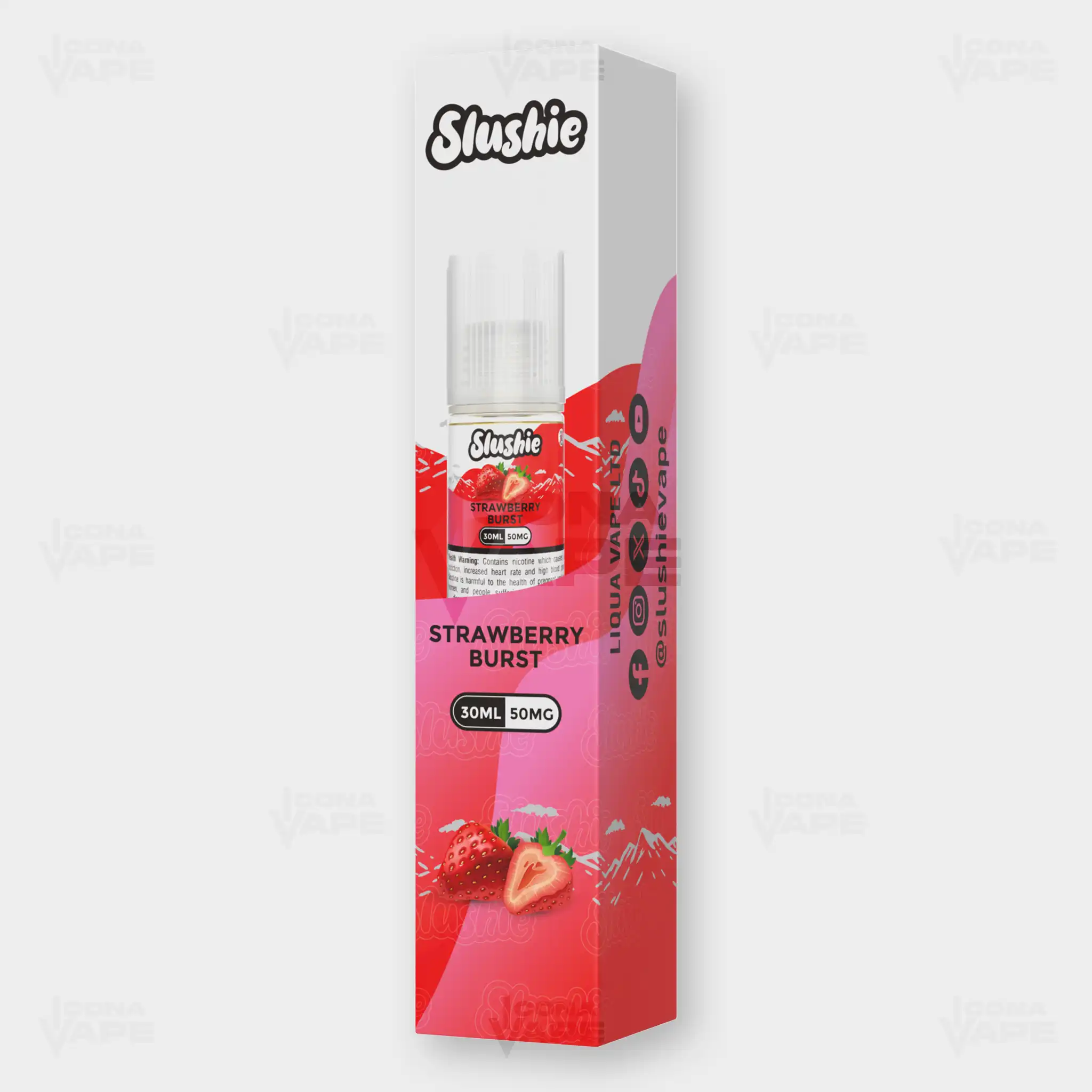 STRAWBERRY BURST - SLUSHIE - 30ML - Image 2